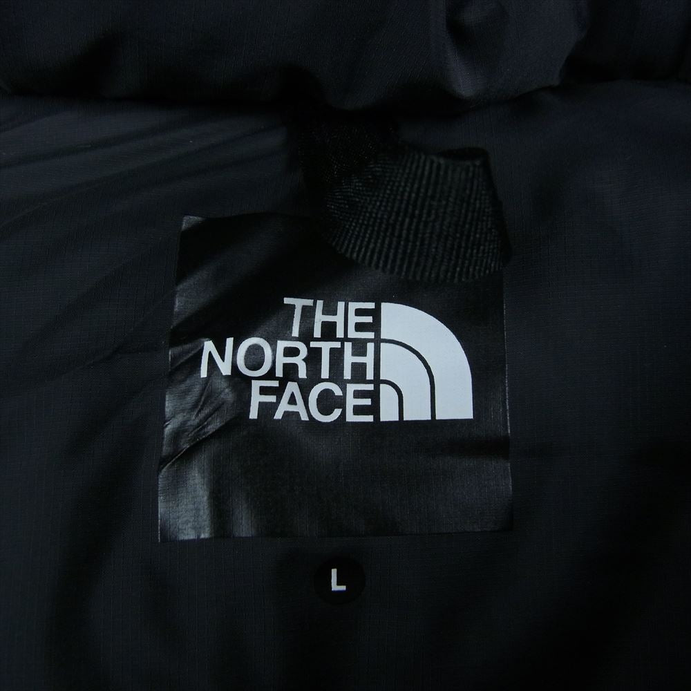 THE NORTH FACE ノースフェイス ND92162 WS Nuptse Hoodie ウィンドストッパー ヌプシ フーディー パーカ ダウン ジャケット ブラック系 L【美品】【中古】
