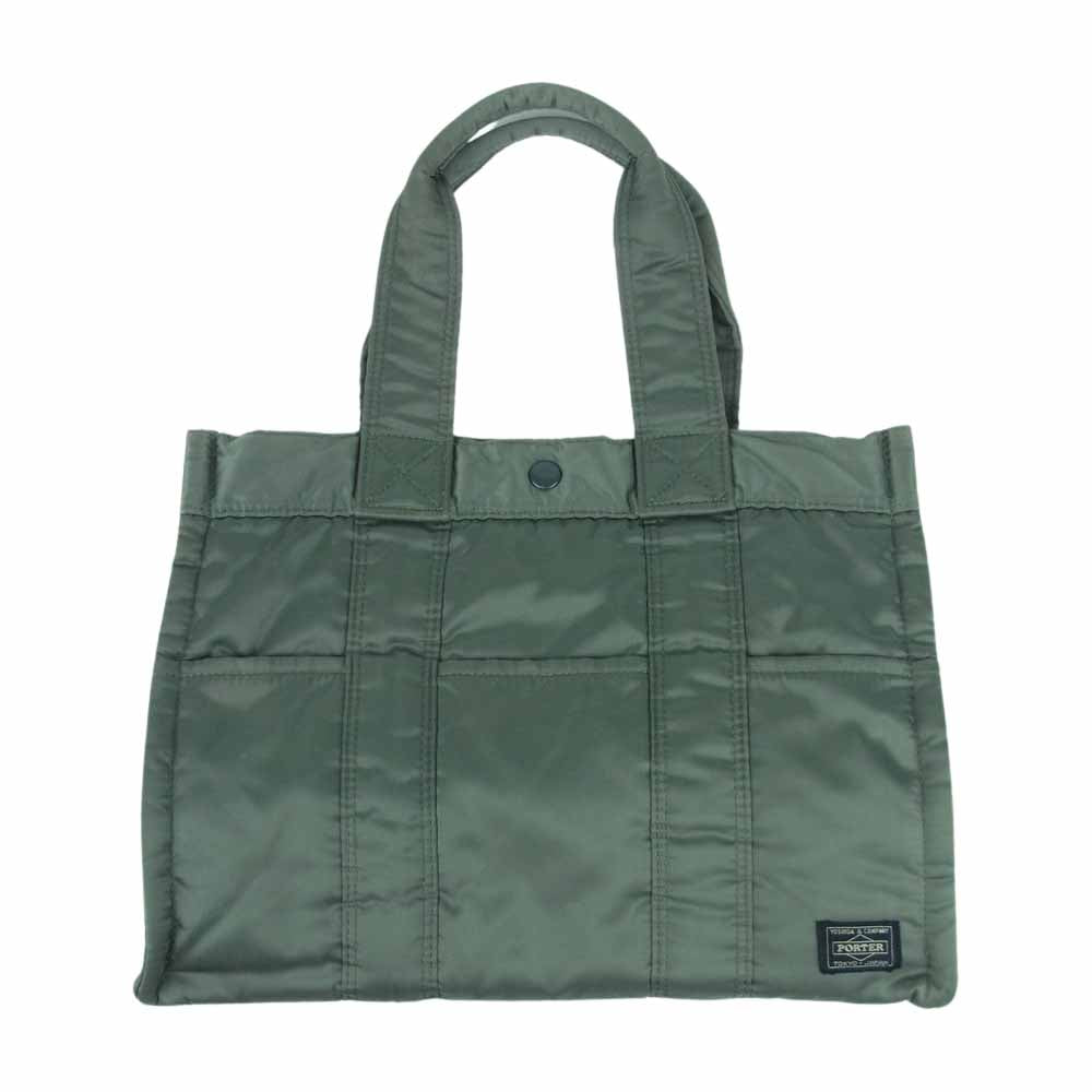 HEAD PORTER ヘッドポーター OLIVE DRAB TANKER オリーブドラブ タンカー トート バッグ グレイッシュカーキ系【中古】