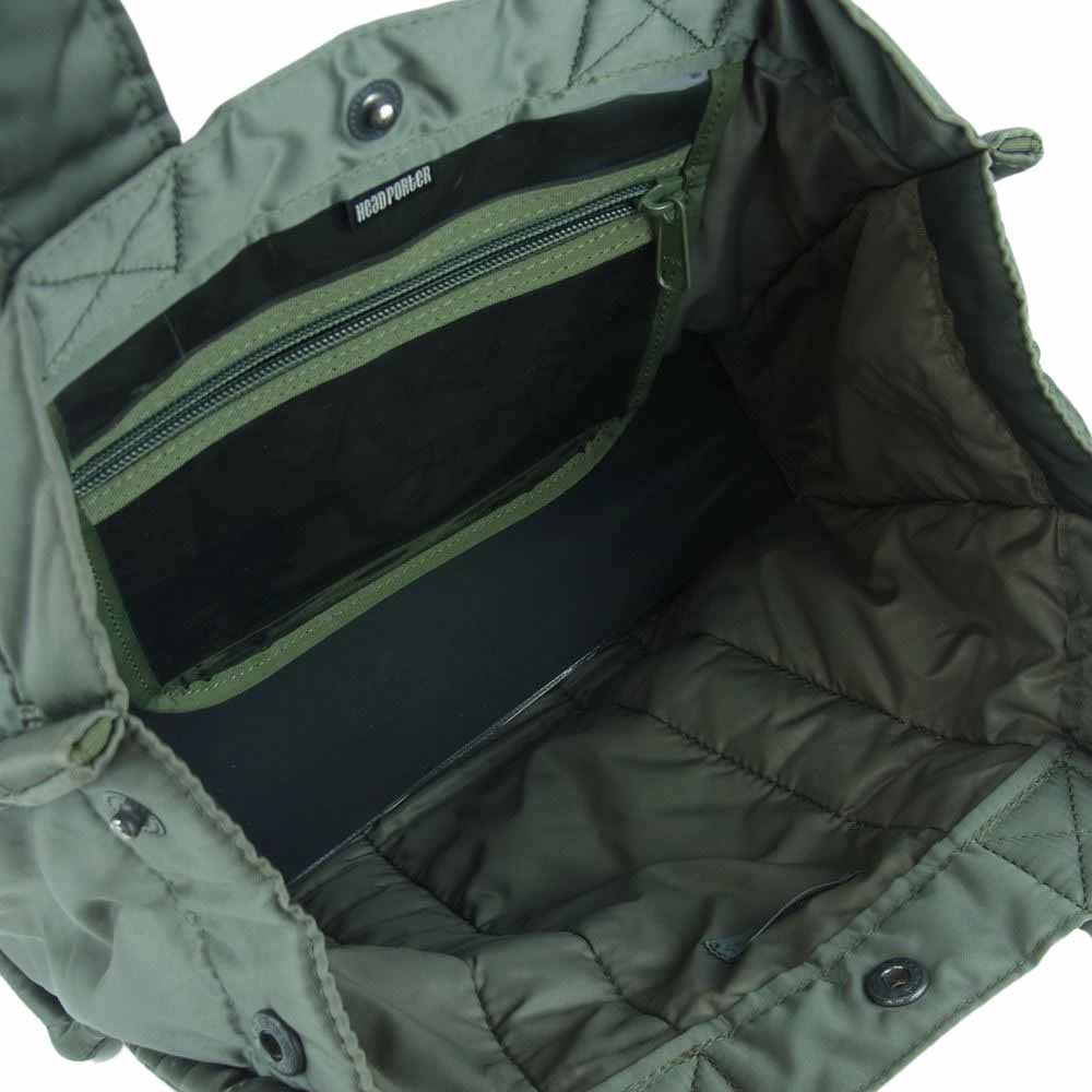 HEAD PORTER ヘッドポーター OLIVE DRAB TANKER オリーブドラブ タンカー トート バッグ グレイッシュカーキ系【中古】