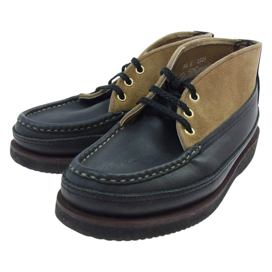 RUSSELL MOCCASIN ラッセルモカシン 2221 Sporting Clays Chukka 別注 スポーティング クレイ チャッカブーツ ブラック系 5 1/2【中古】