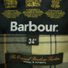 Barbour バブアー 21AW MCA0784SG51 BEDALE SL 2LAYER ビデイル スリム フィット 2レイヤー ノンオイル クロス ジャケット カーキ系 34【美品】【中古】