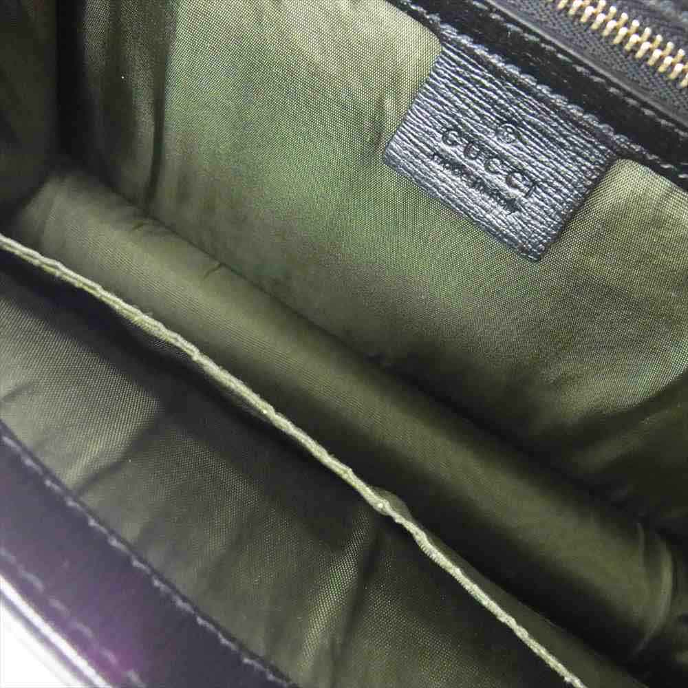 GUCCI グッチ 589474 GGマーモント クロスボディ ショルダーバッグ ブラック ブラック系【中古】