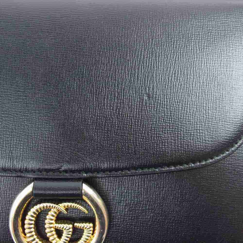 GUCCI グッチ 589474 GGマーモント クロスボディ ショルダーバッグ ブラック ブラック系【中古】