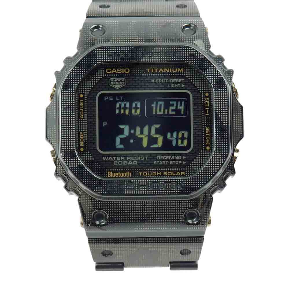 G-SHOCK ジーショック GMW-B5000TCM-1JR FULL METAL カモフラージュ柄 ソーラー リストウォッチ 腕時計 ブラック系【美品】【中古】