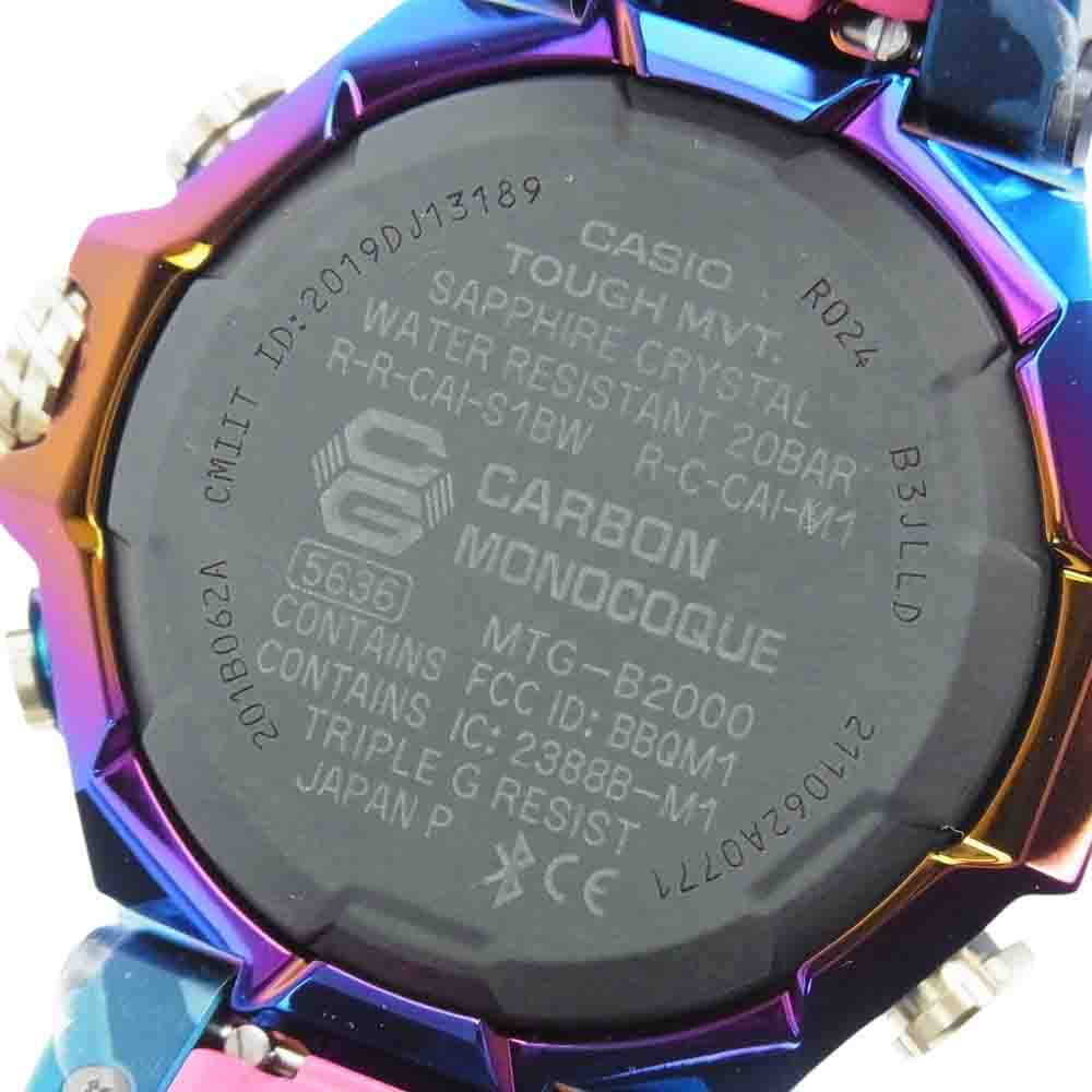 G-SHOCK ジーショック MTG-B2000PH-2AJR MT-G ブルーフェニックス 鳳凰 Linited Edition ソーラー リストウォッチ 腕時計 マルチカラー系【極上美品】【中古】