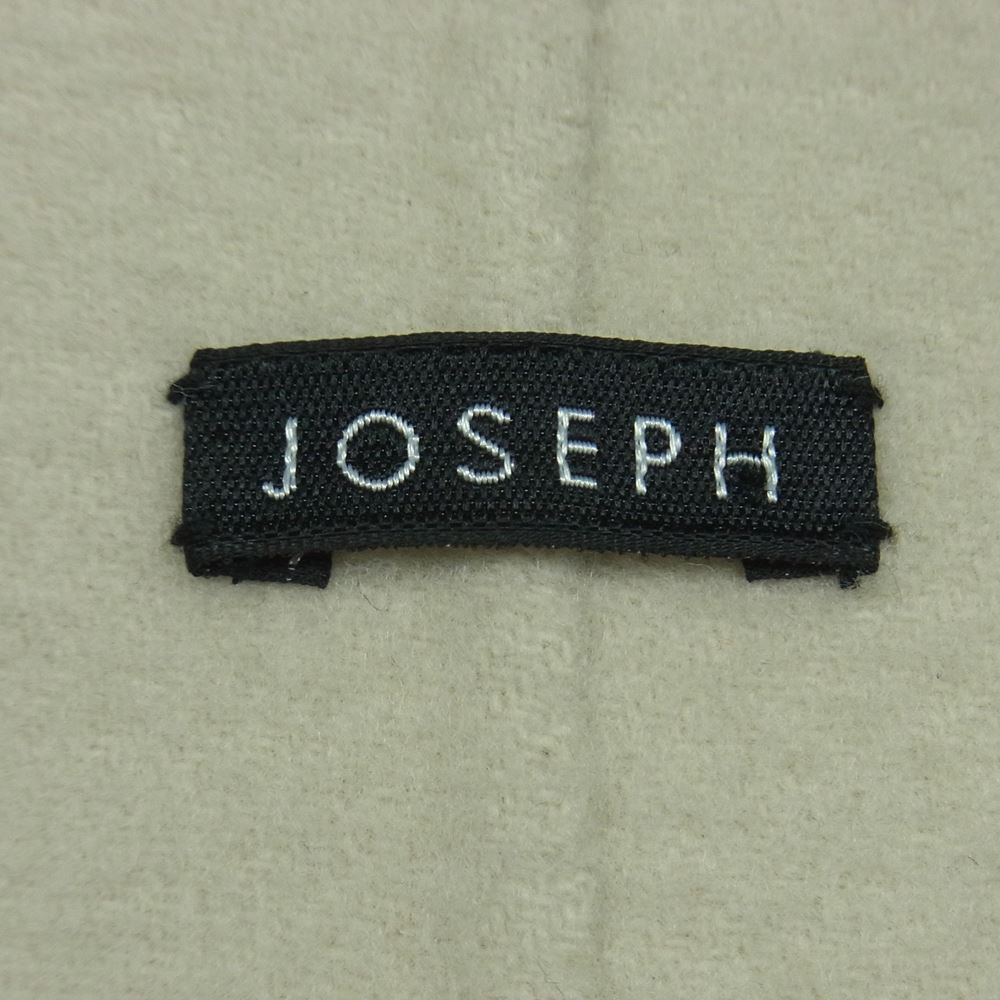 JOSEPH ジョセフ カシミヤ混 ウール ベルテッド コート 中国製 ライトベージュ系 36【中古】