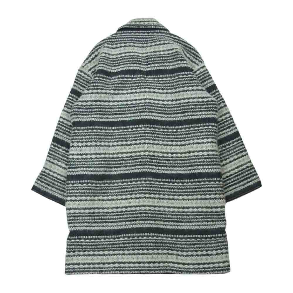 DIESEL ディーゼル BLACKGOLD モヘヤ アルパカ混 チェスター コート イタリア製 グレー系 ホワイト系 M【中古】