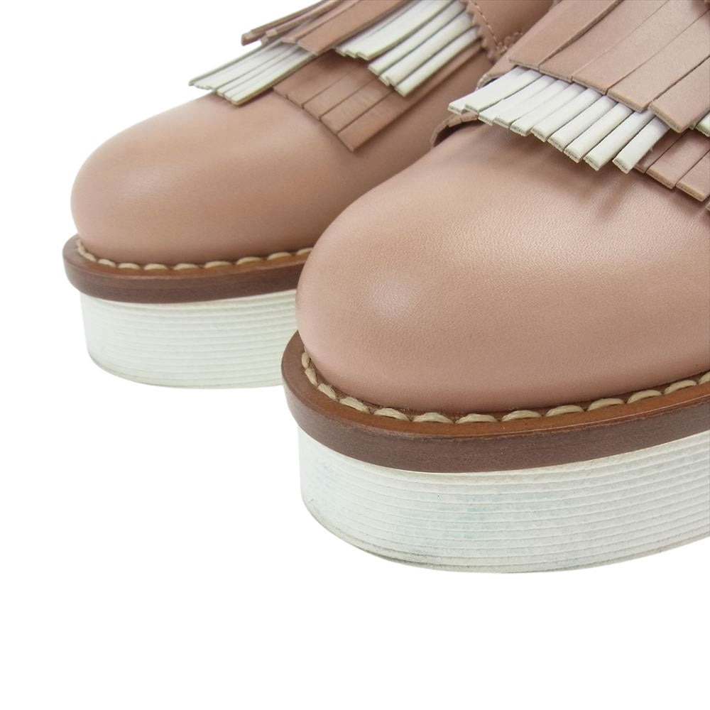 TOD’S トッズ キルト ストラップ プラットフォーム シューズ ベージュ系【中古】