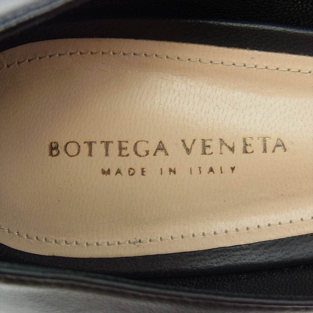 BOTTEGAVENETA ボッテガヴェネタ イントレチャート ヒール パンプス ブラック系 39【中古】