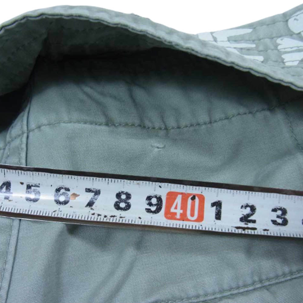 WTAPS ダブルタップス TSDT-PT-M06 TOO LATE TO DIE加工ミリタリーカーゴショートパンツ  ライトグリーン系 サイズ表記無し(W30程度)【中古】