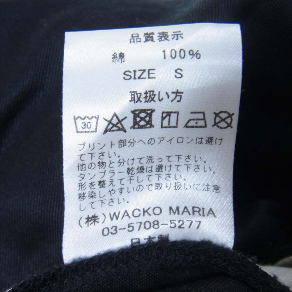 WACKO MARIA ワコマリア Trousers Chino Pants Chinos コットンパンツ ワークパンツ ブラック系 S【中古】