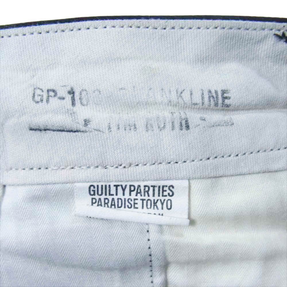 WACKO MARIA ワコマリア Trousers Chino Pants Chinos コットンパンツ ワークパンツ ブラック系 S【中古】