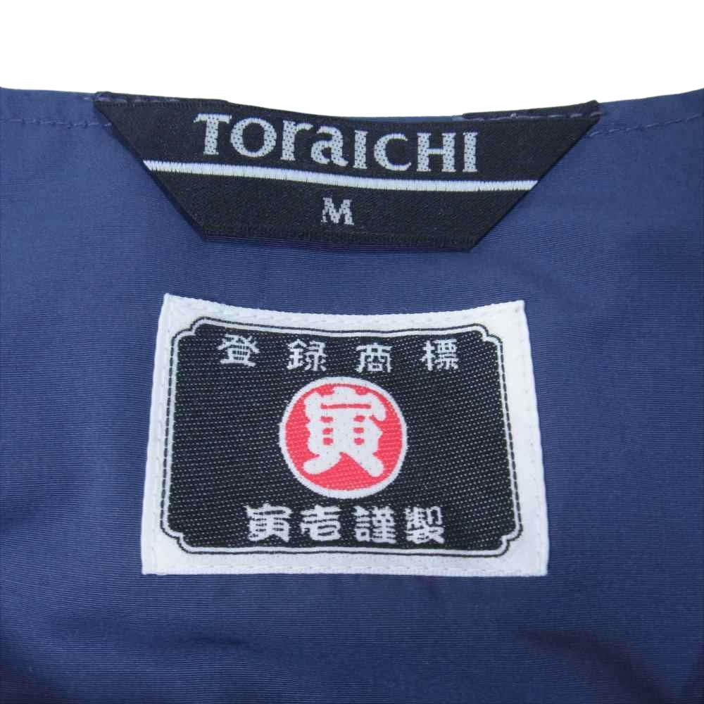 blackmeans ブラックミーンズ × 寅壱 鯉口 SHIRT カジュアルシャツ ネイビー系 M【中古】