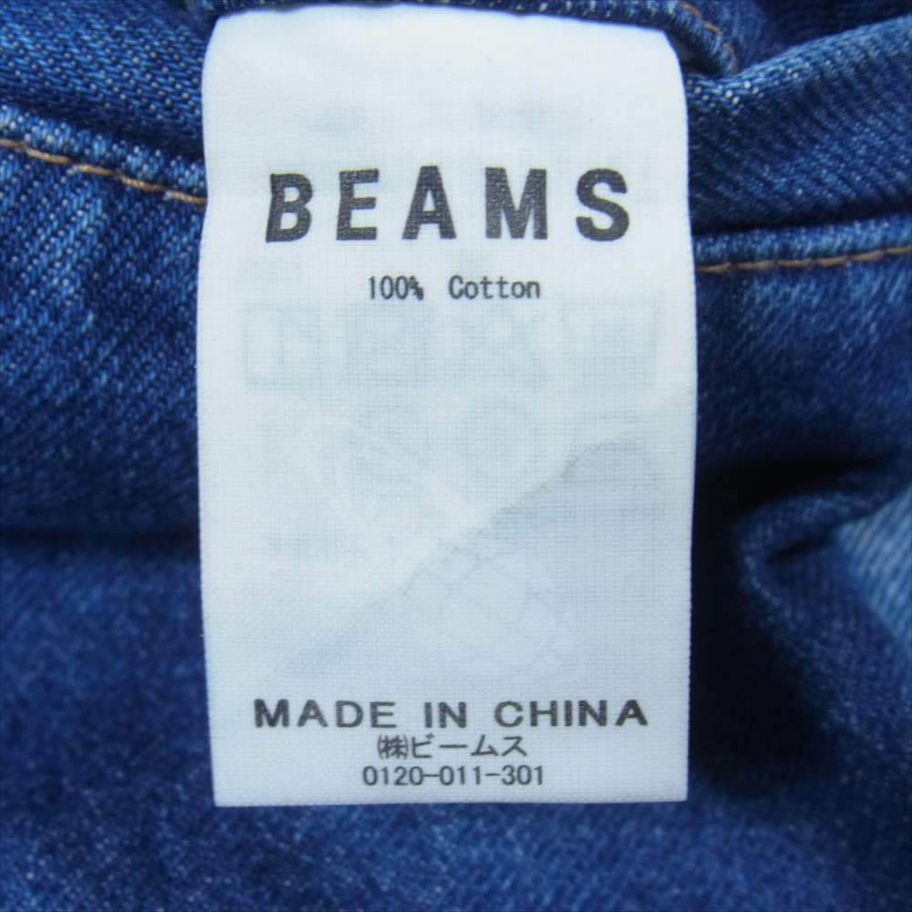 BEAMS ビームス SURF＆SK8 SSZ PEEL OFF DENIM オマージュデニム インディゴブルー系 XS【中古】