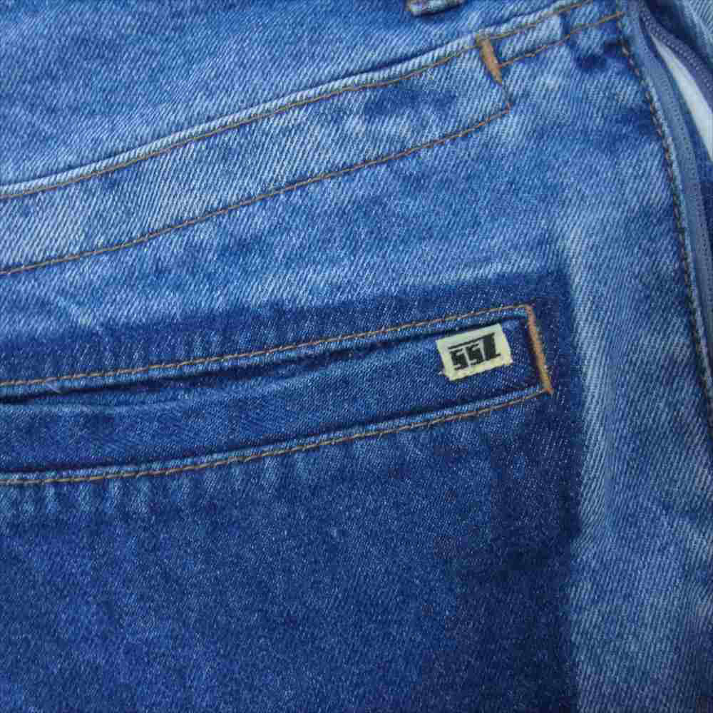BEAMS ビームス SURF＆SK8 SSZ PEEL OFF DENIM オマージュデニム インディゴブルー系 XS【中古】
