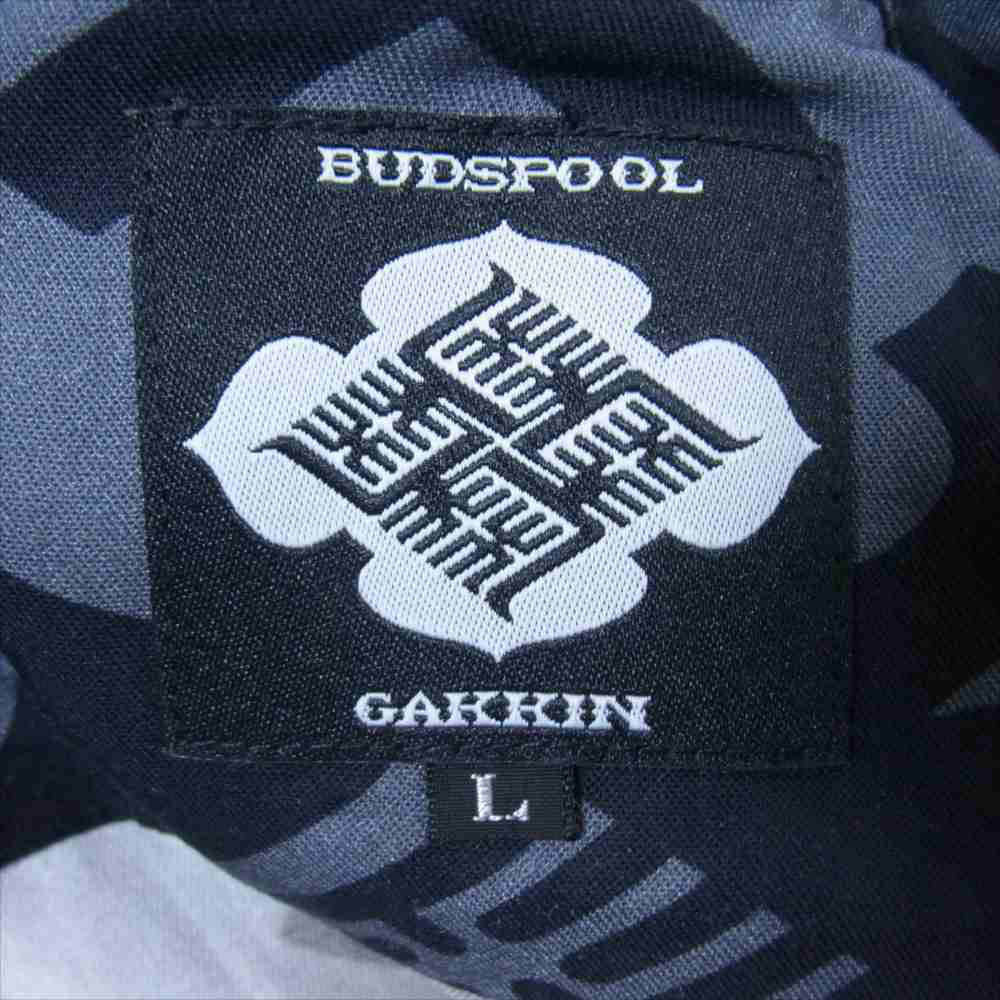 バッドスプール GAKKIN BUDSPOOL HAWAIIAN SHIRT 軍鶏 オープンカラー