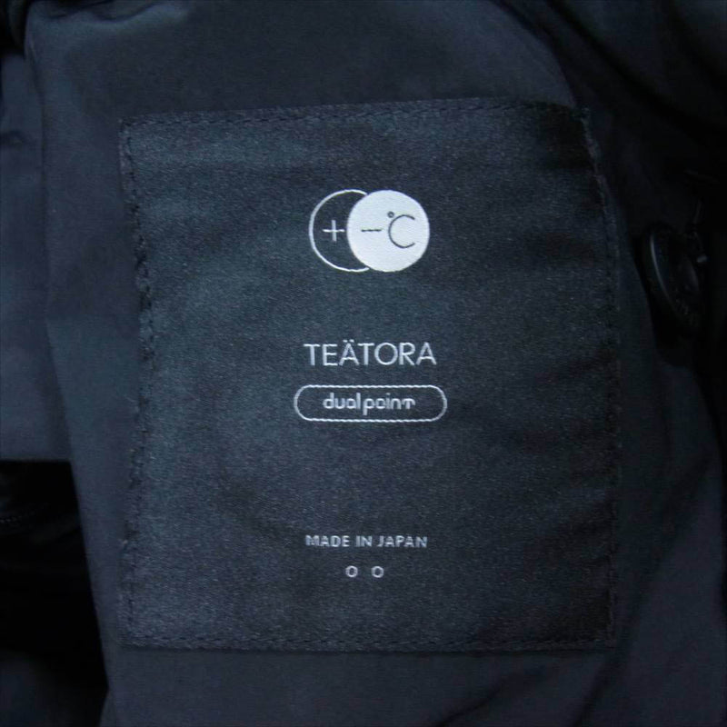 TEATORA テアトラ tt-102-DP Device Coat DUAL POINT デバイスデュアルポイントコート ブラック系 M【中古】