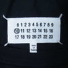 MAISON MARGIELA メゾンマルジェラ S30GC0701  ロゴ刺繍 Tシャツ カットソー ブラック系 52【中古】