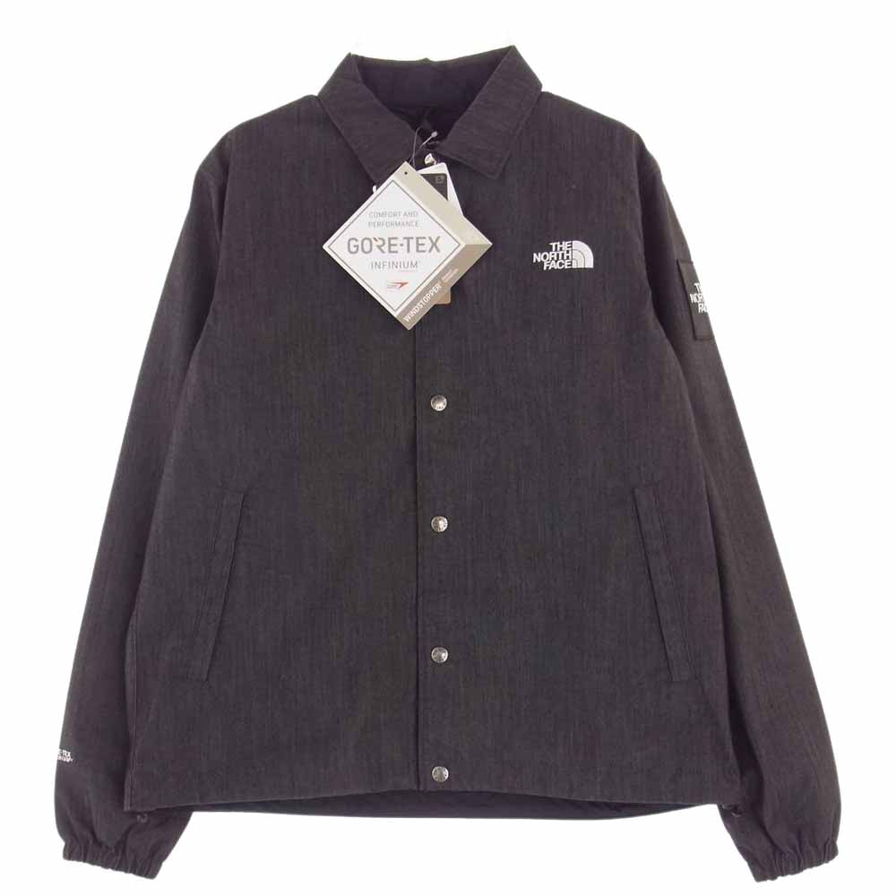 THE NORTH FACE ノースフェイス NP12042 GTX Denim Coach Jacket デニム コーチ ジャケット ナイロンブラックデニム M【新古品】【未使用】【中古】