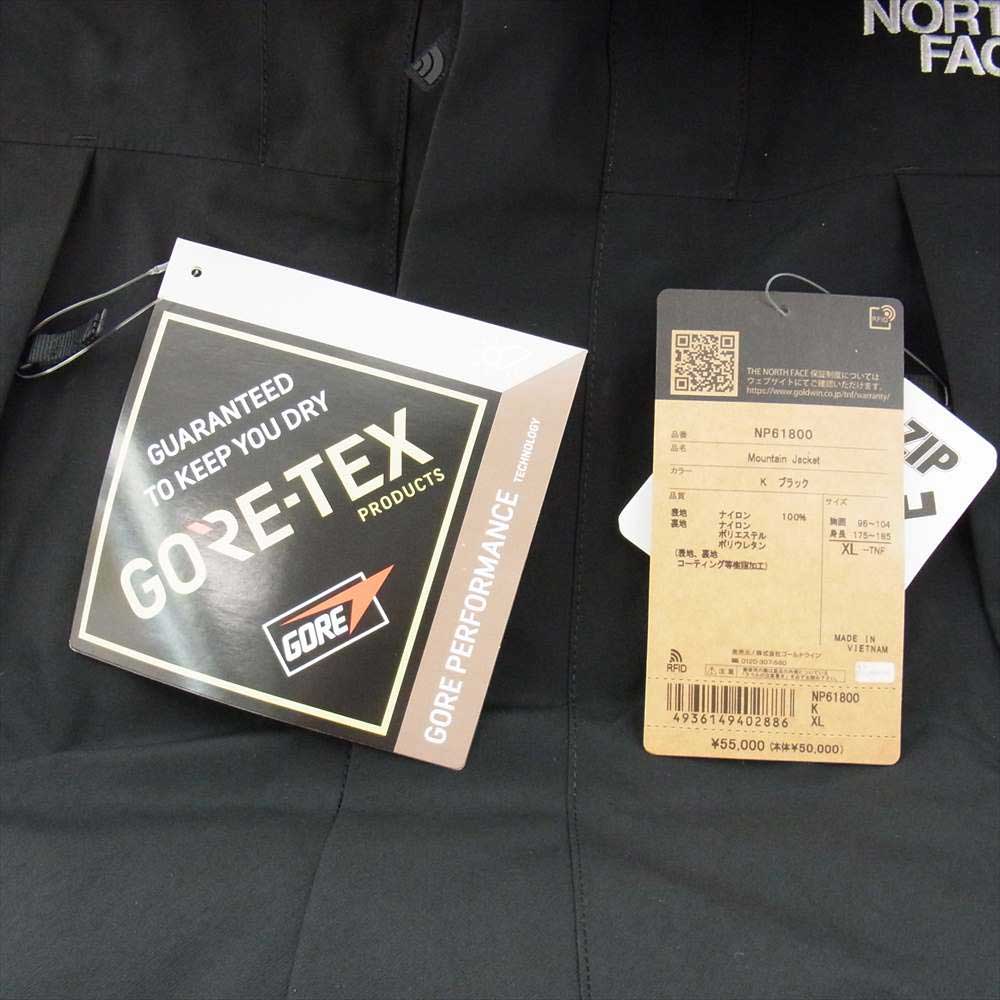 THE NORTH FACE ノースフェイス NP61800 Mountain Jacket GORE-TEX マウンテン ジャケット ゴアテックス ブラック系 XL【新古品】【未使用】【中古】