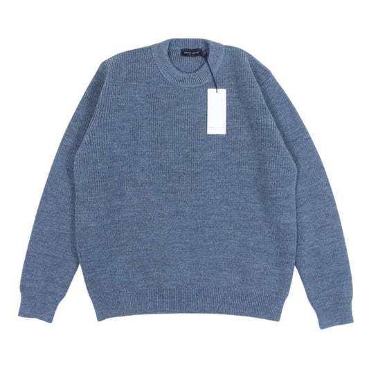 ROBERTO COLLINA ロベルトコリーナ クルーネック ウール ニット セーター グレー系 46【美品】【中古】