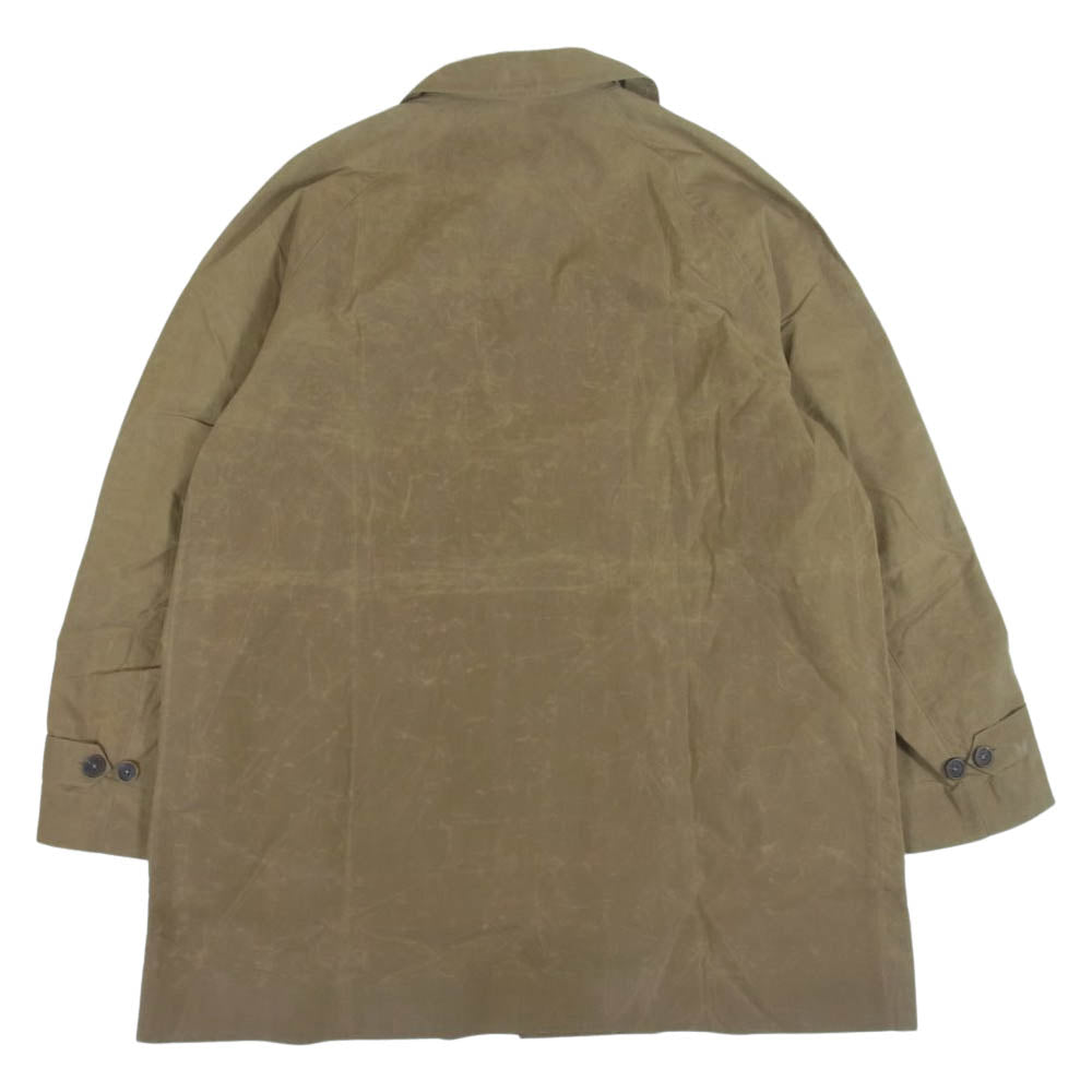 アン イレイショナル エレメント 22SS Camera Coat WAXED COTTON ワックスコットン カメラ コート ライトブラウン系 S【美品】【中古】