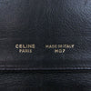 CELINE セリーヌ レザー がま口 長財布 ウォレット ブラック系【中古】