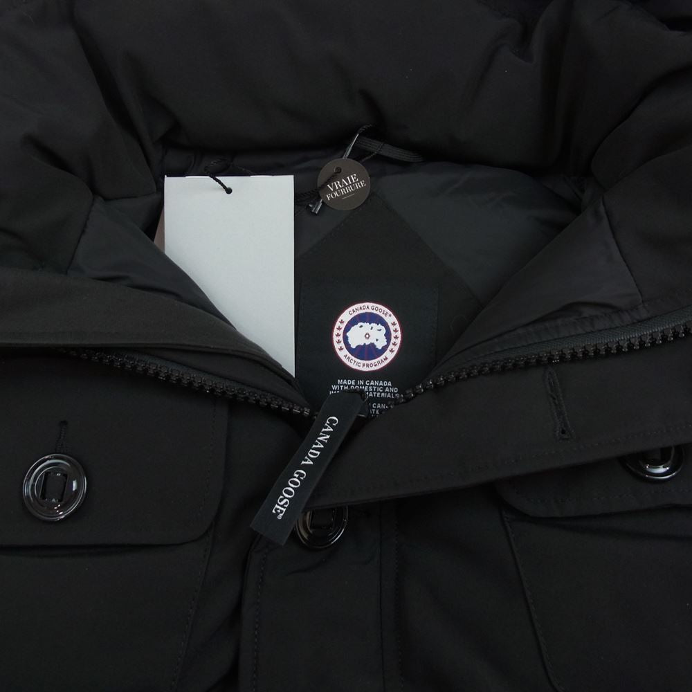 CANADA GOOSE カナダグース 21AW 2301JM 国内正規品 サザビーリーグ Russell Parka ラッセル パーカ ダウン ジャケット ブラック系 M【新古品】【未使用】【中古】