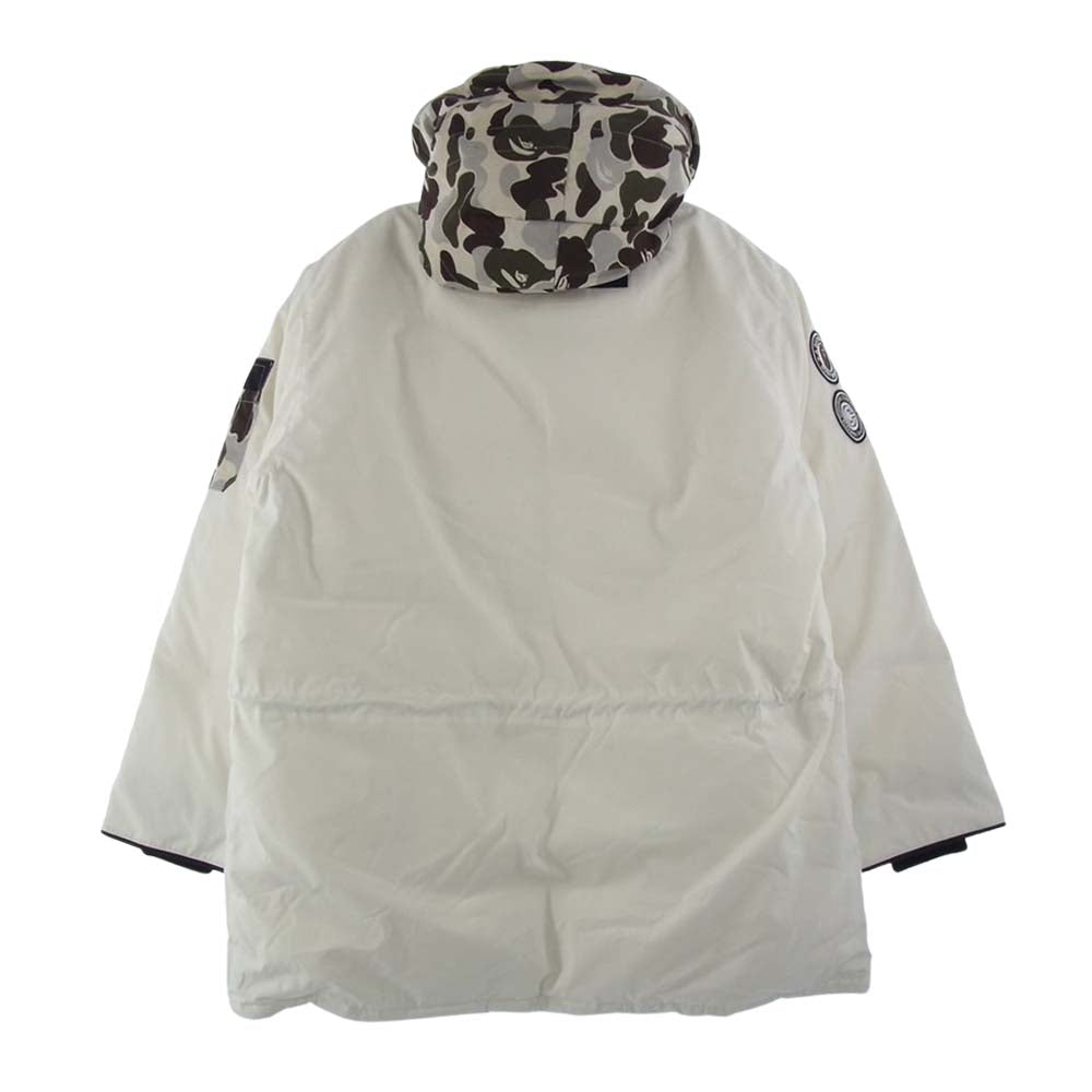 CANADA GOOSE カナダグース 4660MBC × A BATHING APE ア ベイシング エイプ X CONCEPTS ABC CAMO EXPEDITION PARKA コンセプト カモ エクスペディション パーカ ダウン ジャケット ホワイト系【新古品】【未使用】【中古】