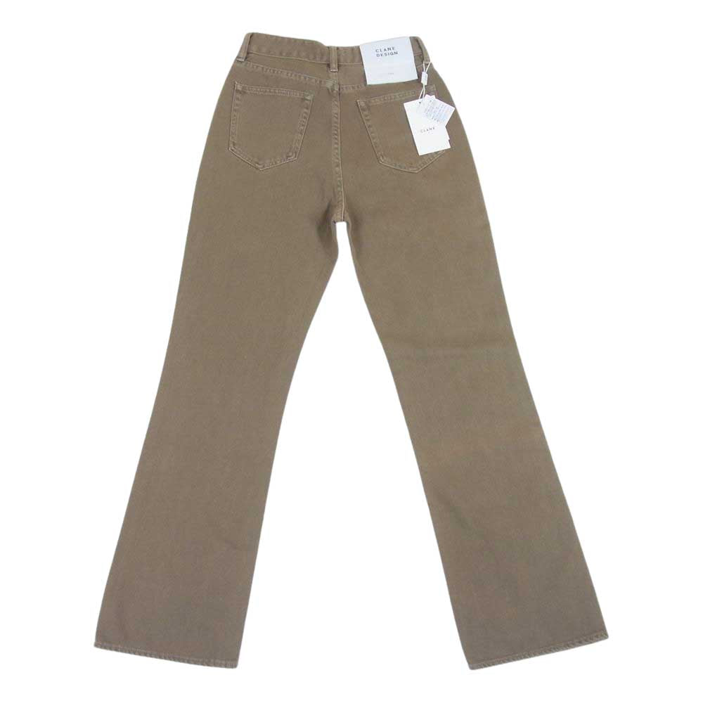 クラネ 11111-7312 COLOR DYE BOOTS CUT DENIM カラーダイ ブーツカット デニムパンツ ブラウン ブラウン系 1【新古品】【未使用】【中古】