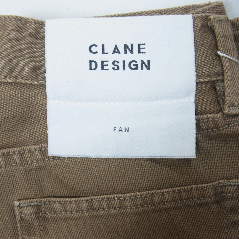 クラネ 11111-7312 COLOR DYE BOOTS CUT DENIM カラーダイ ブーツカット デニムパンツ ブラウン ブラウン系 1【新古品】【未使用】【中古】