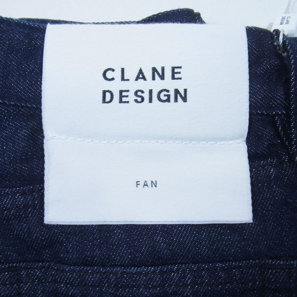 クラネ 11111-7312 COLOR DYE BOOTS CUT DENIM カラーダイ ブーツカット デニムパンツ インディゴ ダークネイビー系 1【新古品】【未使用】【中古】