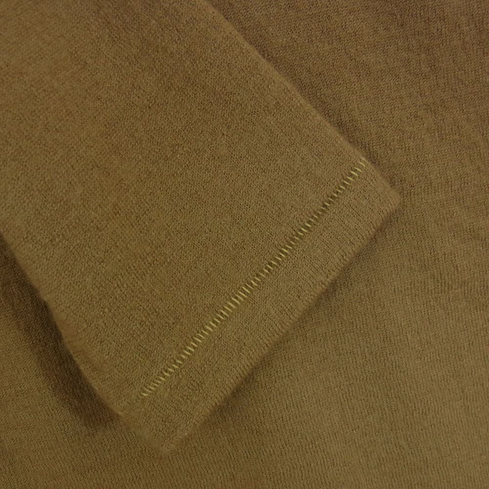 ネプラ WOOL JERSEY HI NECK PO ウール ジャージー ハイネック プルオーバー BOTANIVCAL PRODUCT ベージュ ブラウン系 2【極上美品】【中古】