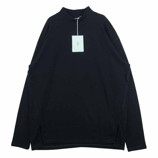 ネプラ NE-CT-005 WOOL JERSEY HI NECK PO ウール ジャージー ハイネック プルオーバー BOTANIVCAL PRODUCT ニット ブラック系 3【極上美品】【中古】