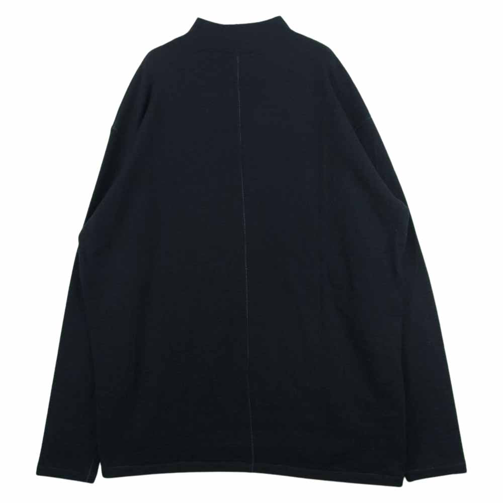 ネプラ NE-CT-005 WOOL JERSEY HI NECK PO ウール ジャージー ハイネック プルオーバー BOTANIVCAL PRODUCT ニット ブラック系 3【極上美品】【中古】