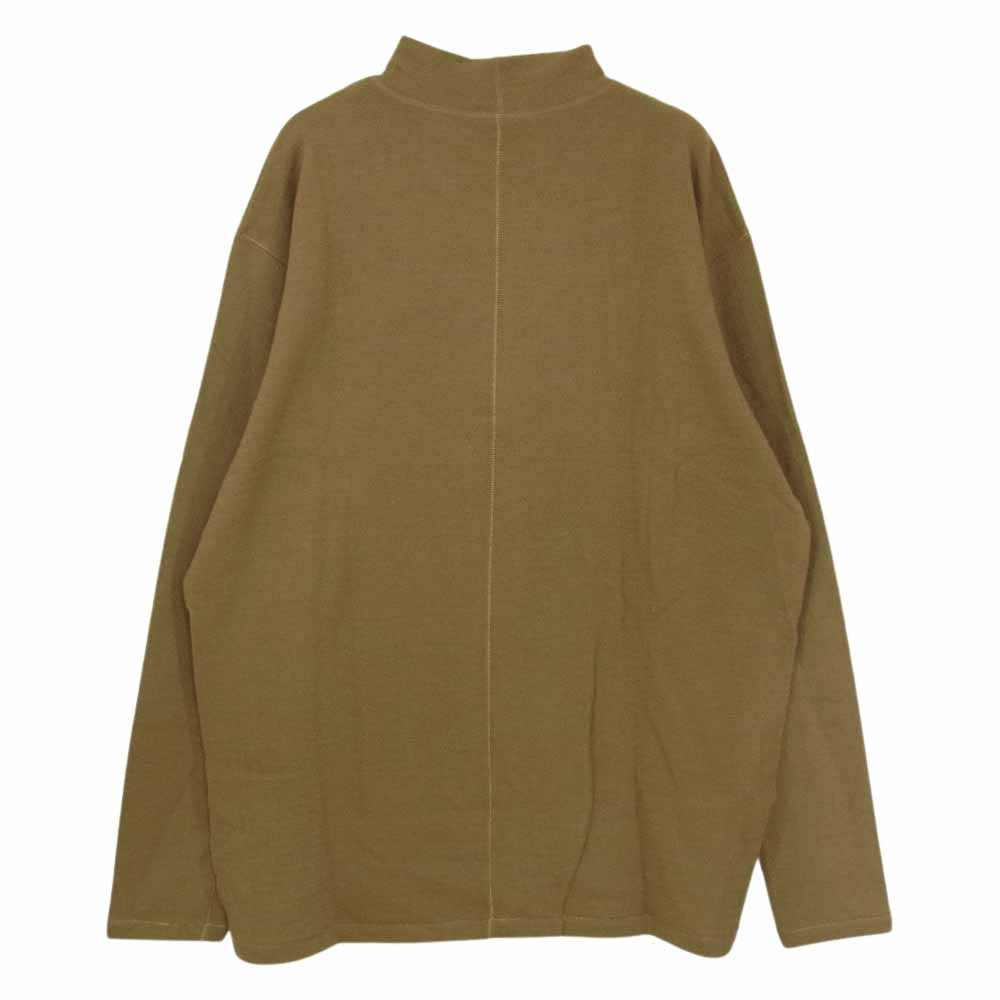ネプラ WOOL JERSEY HI NECK PO ウール ジャージー ハイネック プルオーバー BOTANIVCAL PRODUCT ベージュ ブラウン系 3【極上美品】【中古】