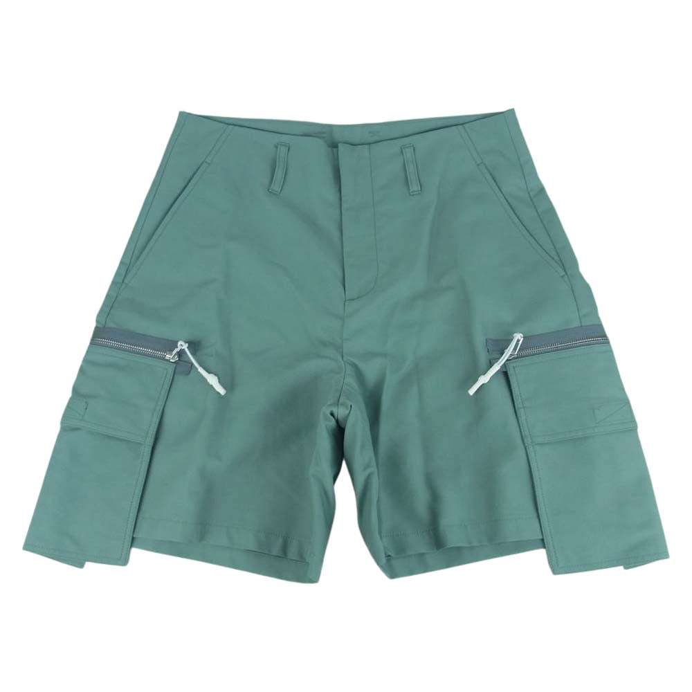 ネーム 20SS NMPT-20SS-006 ジップ カーゴ ショーツ ショート パンツ SAGE GREEN 1【新古品】【未使用】【中古】