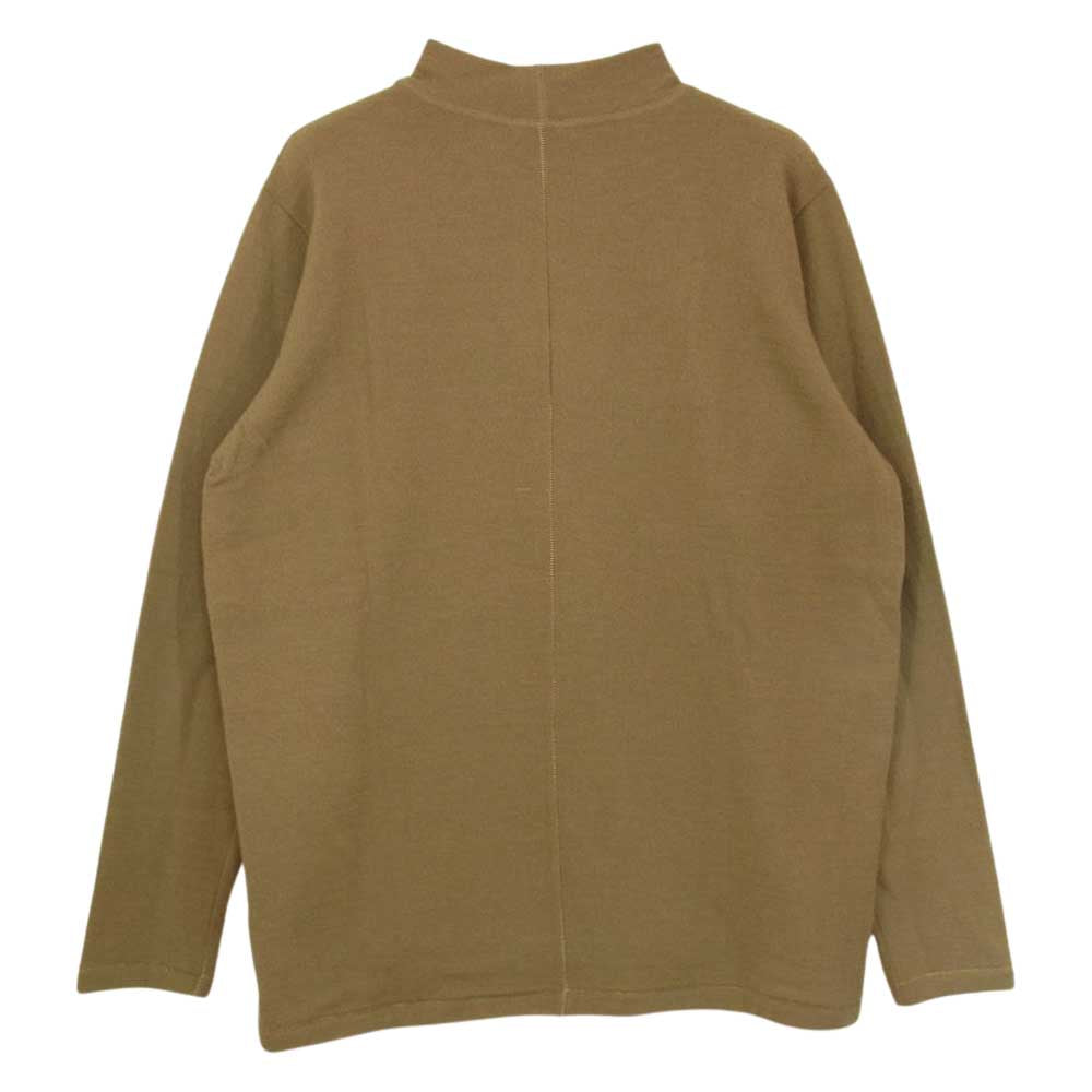 ネプラ WOOL JERSEY HI NECK PO ウール ジャージー ハイネック プルオーバー BOTANIVCAL PRODUCT ベージュ ブラウン系 1【極上美品】【中古】