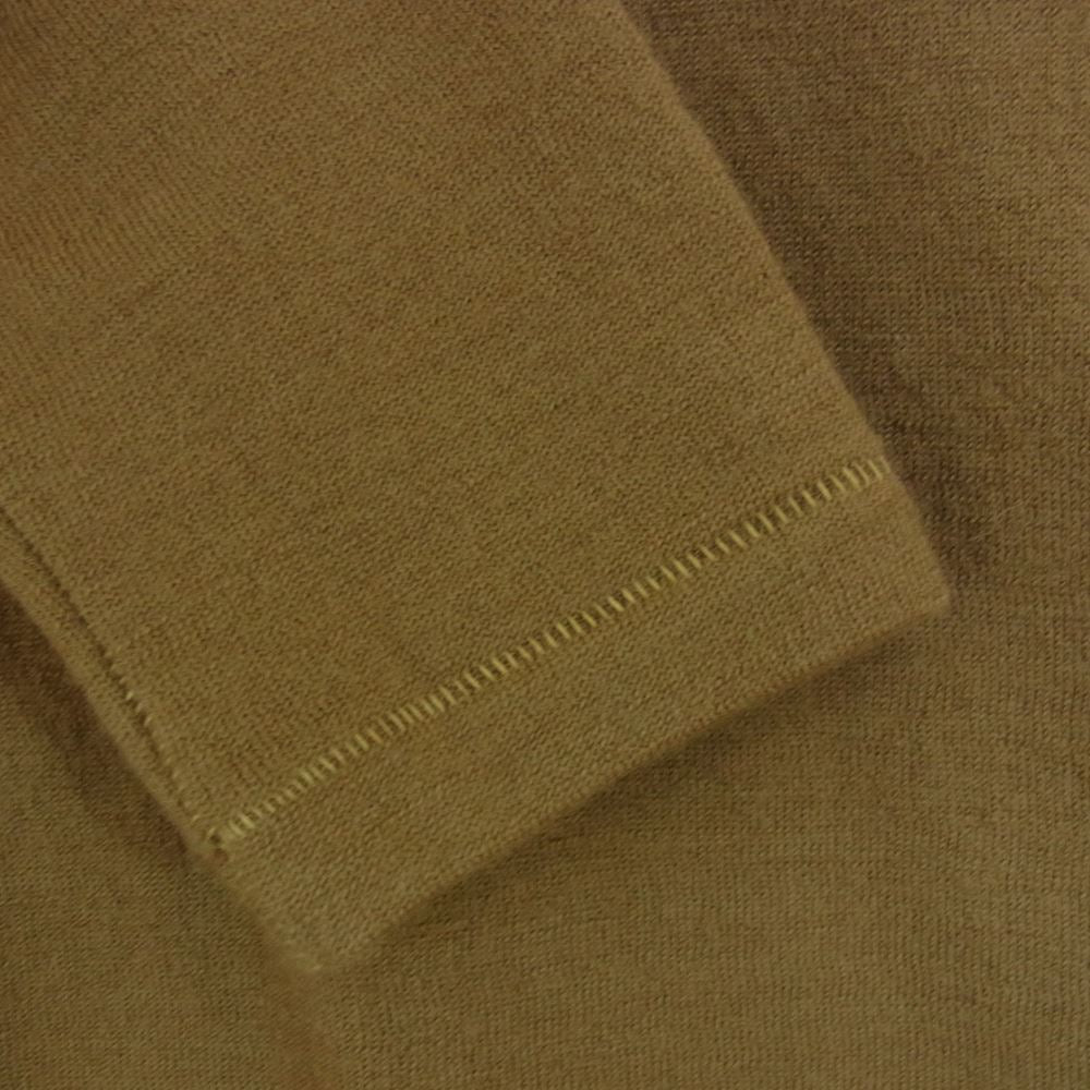 ネプラ WOOL JERSEY HI NECK PO ウール ジャージー ハイネック プルオーバー BOTANIVCAL PRODUCT ベージュ ブラウン系 1【極上美品】【中古】