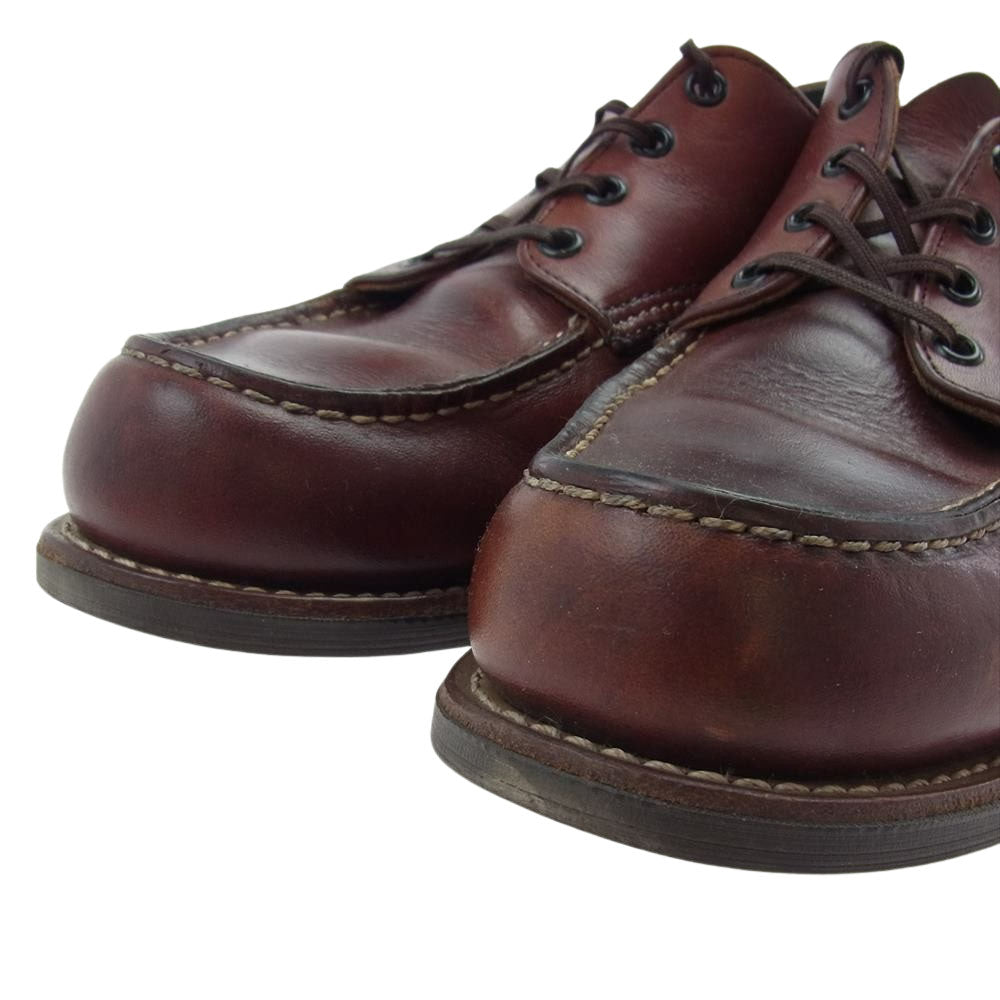RED WING レッドウィング 刺繍羽タグ 212 OXFORD WORK SHOES オックスフォード ワーク ローカット レザー シューズ ブラウン系【中古】