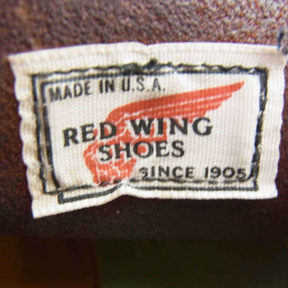 RED WING レッドウィング 刺繍羽タグ 212 OXFORD WORK SHOES オックスフォード ワーク ローカット レザー シューズ ブラウン系【中古】