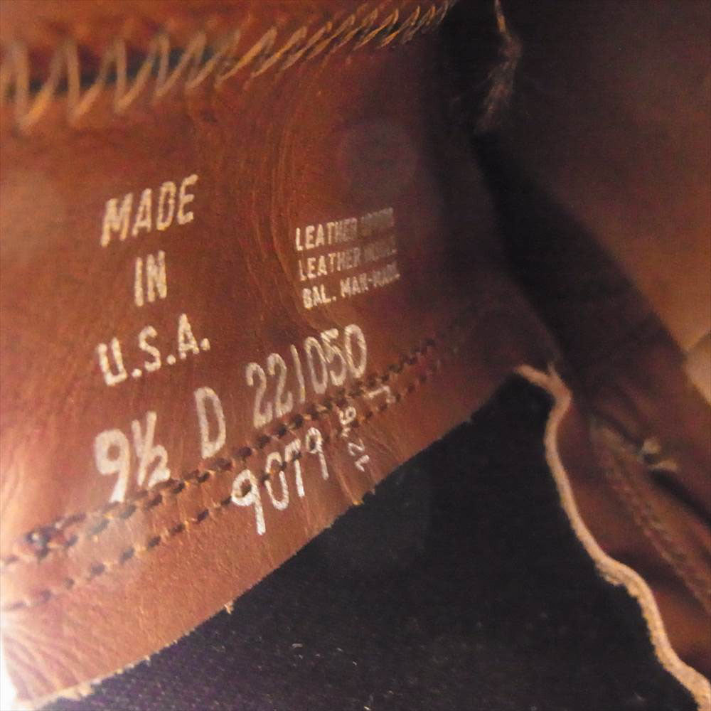 RED WING レッドウィング 9079 Mil-1 Congress Boots ミルワン コングレス サイドゴア チェルシー ブーツ ブラック系 US 9 1/2【中古】