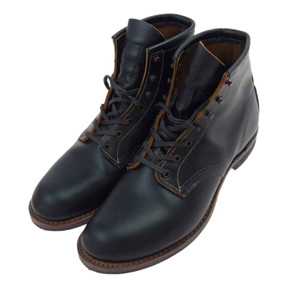 RED WING レッドウィング 9060 Beckman Flatbox ベックマン フラットボックス レースアップ レザー ブーツ ブラック系 27cm【中古】