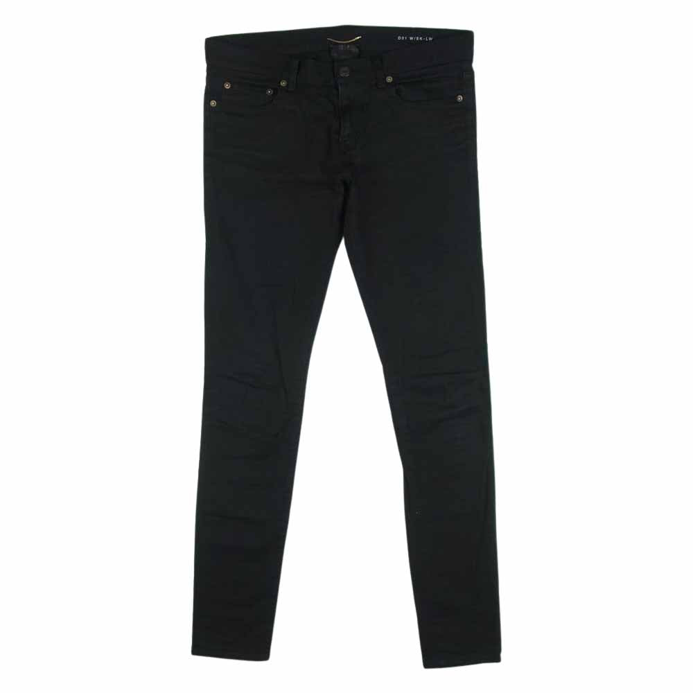 SAINT LAURENT サンローラン 2014 346665 YA65F エディ期 D01 W/SK-LW スキニー ブラック デニム パンツ ブラック系 30【中古】