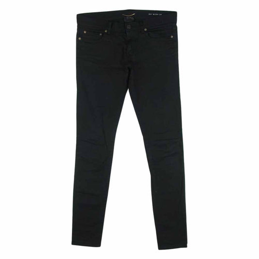 SAINT LAURENT サンローラン 2014 346665 YA65F エディ期 D01 W/SK-LW スキニー ブラック デニム パンツ ブラック系 30【中古】