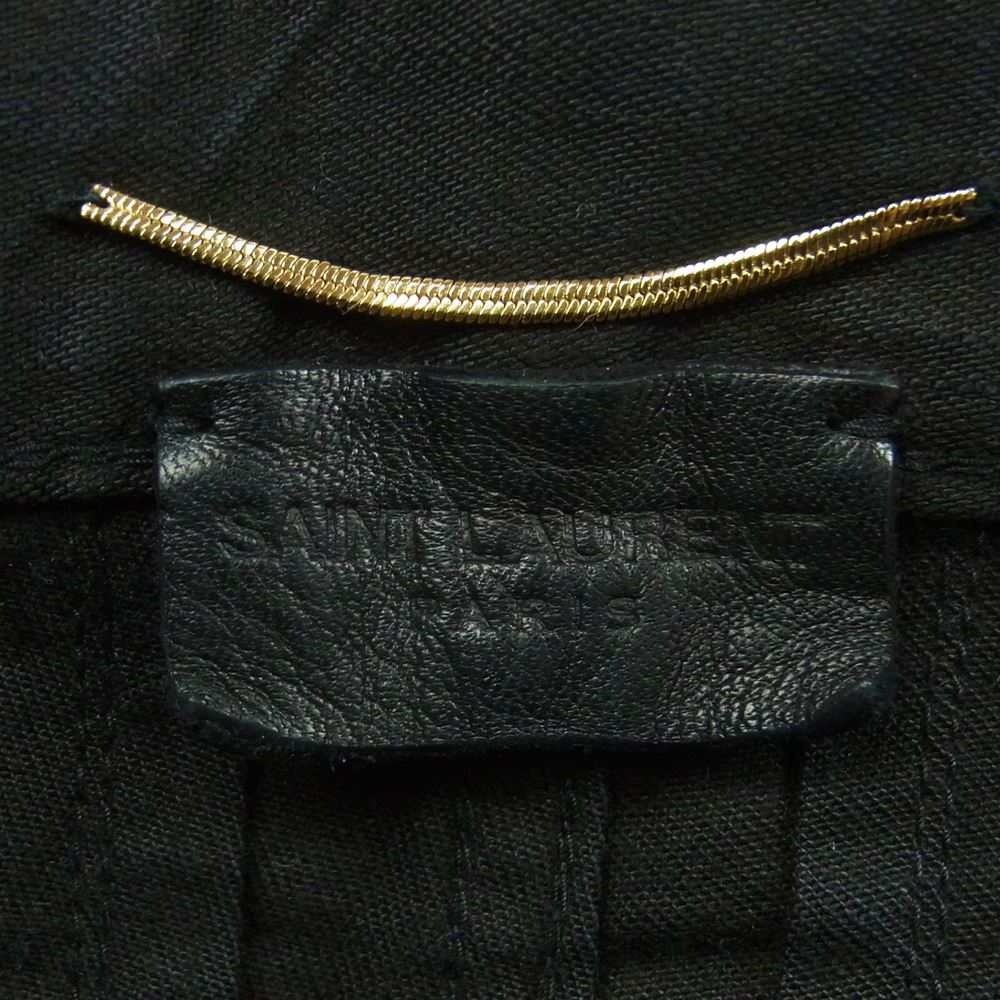 SAINT LAURENT サンローラン 2014 346665 YA65F エディ期 D01 W/SK-LW スキニー ブラック デニム パンツ ブラック系 30【中古】