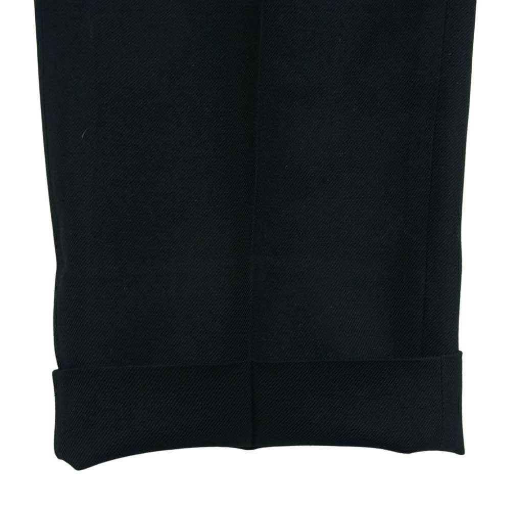 SAINT LAURENT サンローラン 2019 510211 Y404W ウール スラックス パンツ イタリア製 ブラック系 44【中古】