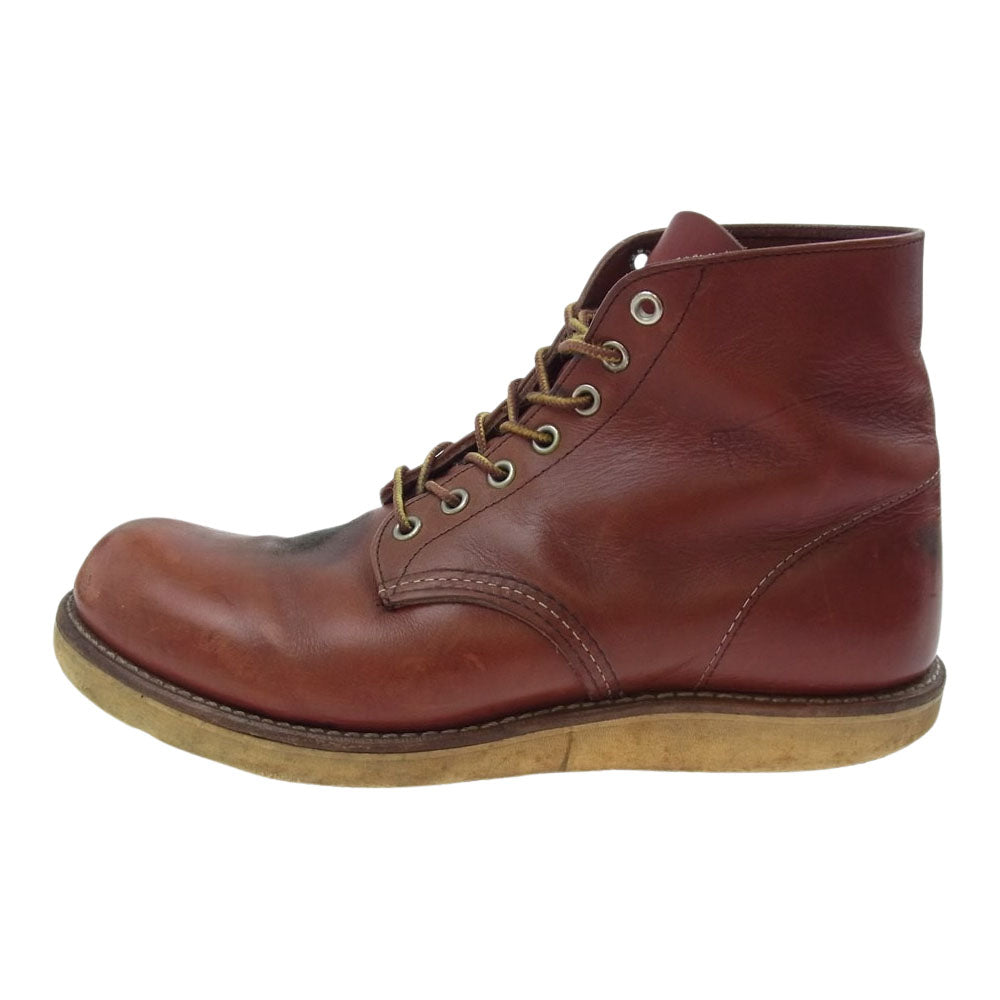 RED WING レッドウィング 8166 CLASSIC ROUND クラシック ワーク ブーツ ブラウン系 US 9【中古】