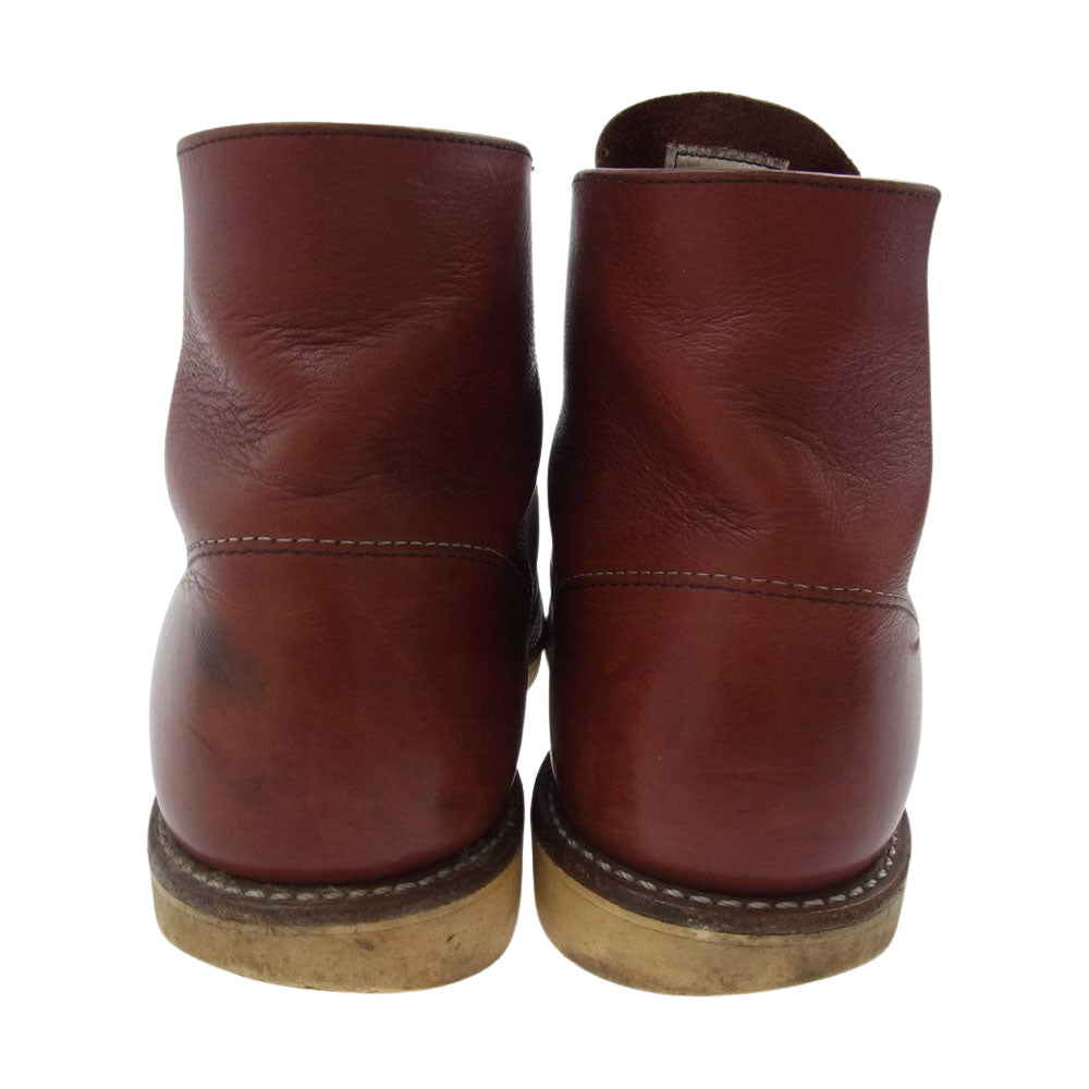 RED WING レッドウィング 8166 CLASSIC ROUND クラシック ワーク ブーツ ブラウン系 US 9【中古】