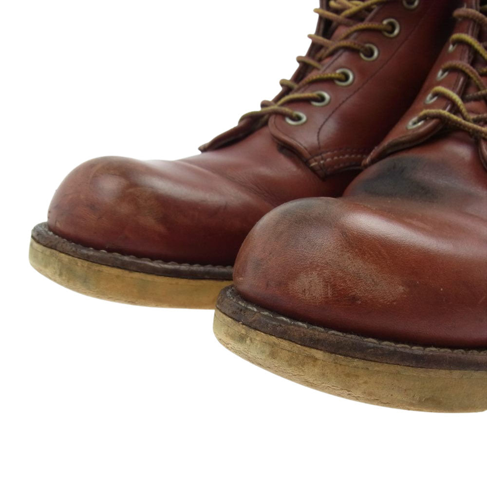 RED WING レッドウィング 8166 CLASSIC ROUND クラシック ワーク ブーツ ブラウン系 US 9【中古】